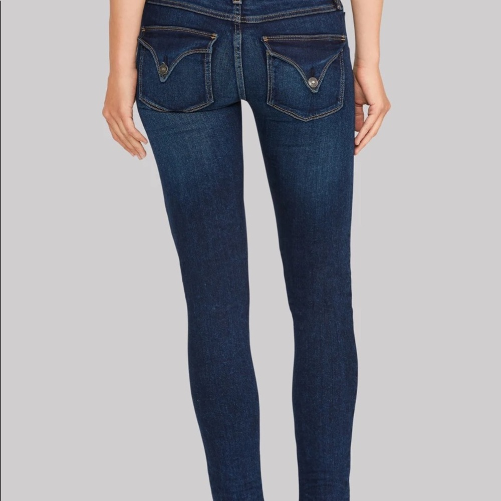 HUDSON NWT Collin Skinny Jeans Linen Blend 27